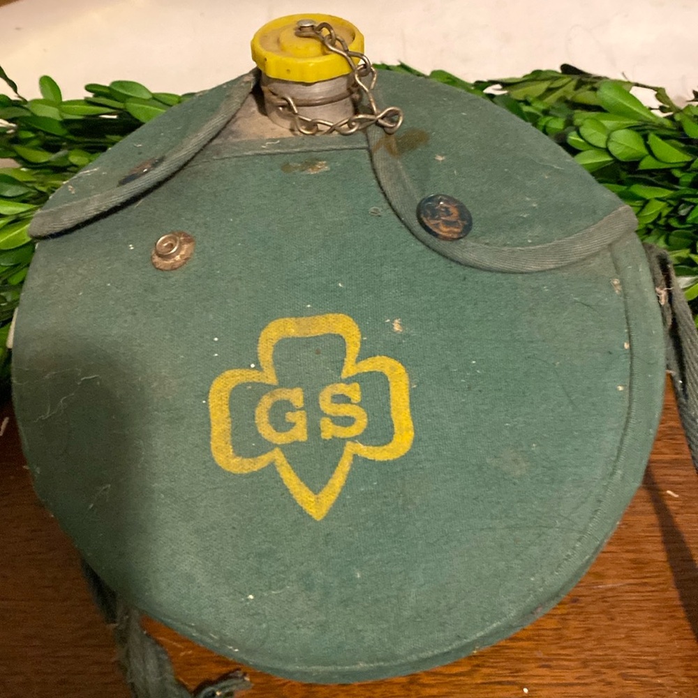 Girl Scouts vintage canteen